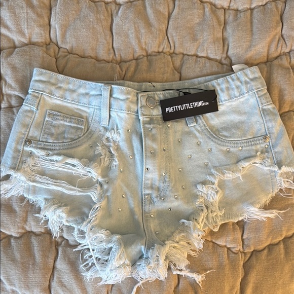 PrettyLittleThing Pants - Pretty Little Thing Denim Shorts